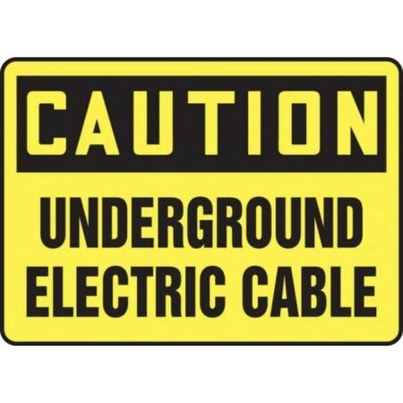 Accuform OSHA CAUTION SAFETY SIGN UNDERGROUND MELC614VP